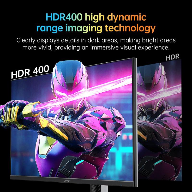 Monitor KTC H27E6 WQHD de 27 polegadas (2560 x 1440) 300 Hz para